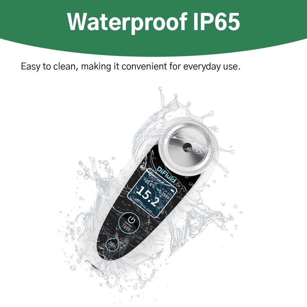 -60~0℃ Degree Freezing Point Refractometer Battery Automotive Antifreeze Freezing Point Tester -50℃ Propylene Glycol Detection